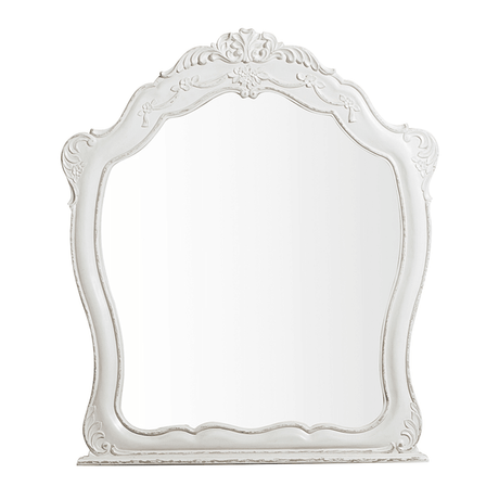 Cinderella Antique White Mirror (Mirror Only) by Homelegance at Eve Furniture
