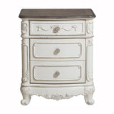 Cinderella Antique White Nightstand by Homelegance at Eve Furniture