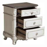 Cinderella Antique White Nightstand by Homelegance at Eve Furniture