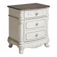 Cinderella Antique White Nightstand by Homelegance at Eve Furniture