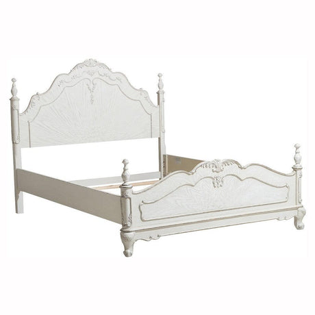 Cinderella Antique White Poster Youth Bedroom Set by Homelegance at Eve Furniture