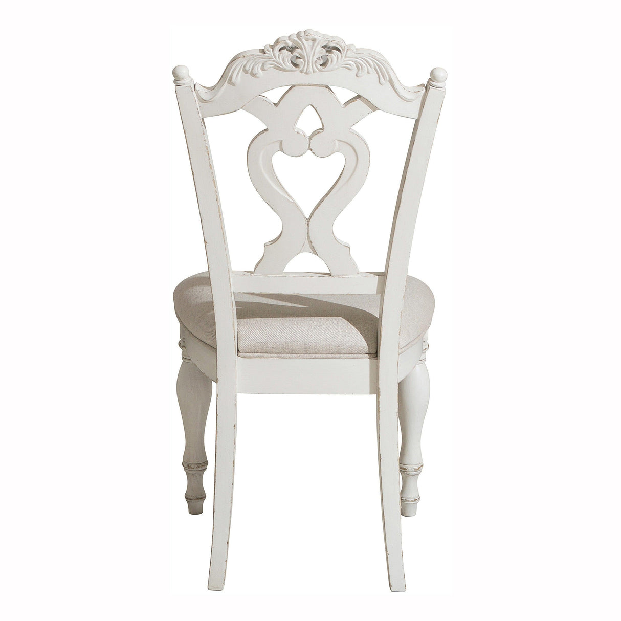 Cinderella Antique White Writing Desk Chair by Homelegance at Eve Furniture