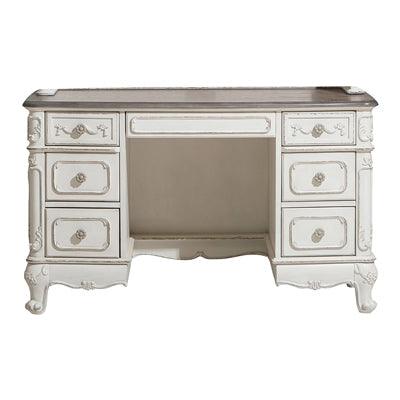 Cinderella Antique White Writing Desk by Homelegance at Eve Furniture