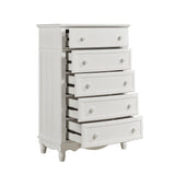 Clementine White Chest by Homelegance at Eve Furniture
