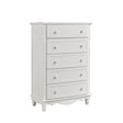 Clementine White Chest by Homelegance at Eve Furniture
