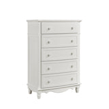 Clementine White Chest by Homelegance at Eve Furniture