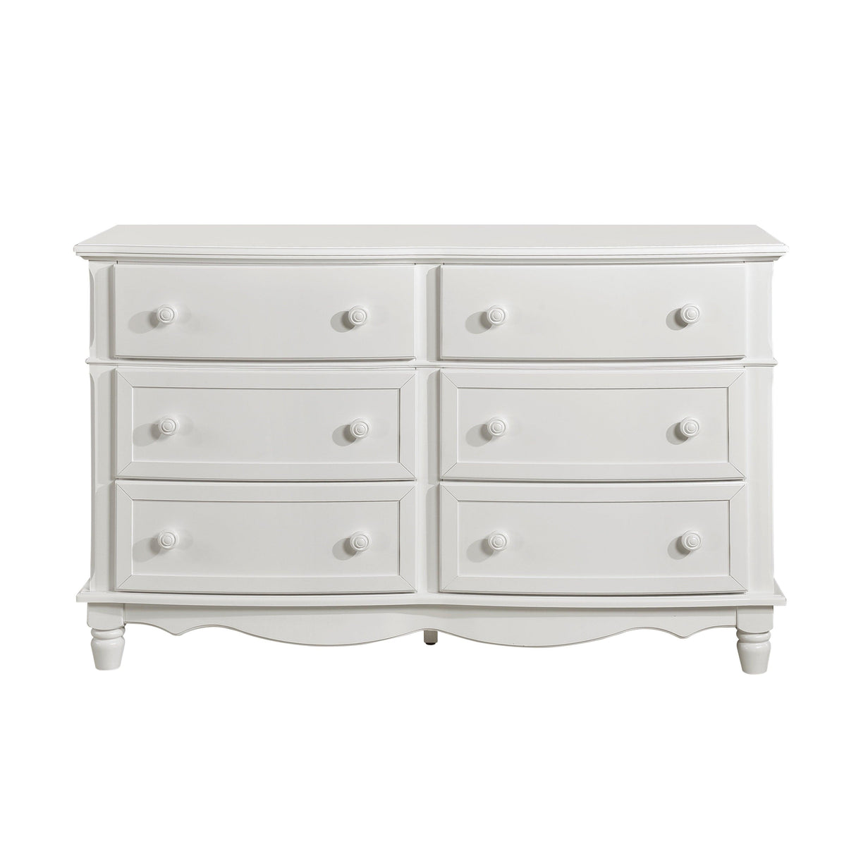 Clementine White Dresser by Homelegance at Eve Furniture