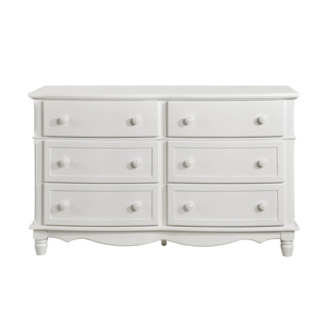 Clementine White Dresser by Homelegance at Eve Furniture