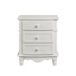 Clementine White Nightstand by Homelegance at Eve Furniture