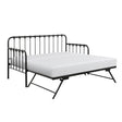 Constance Black Daybed With Lift-Up Trundle by Homelegance at Eve Furniture