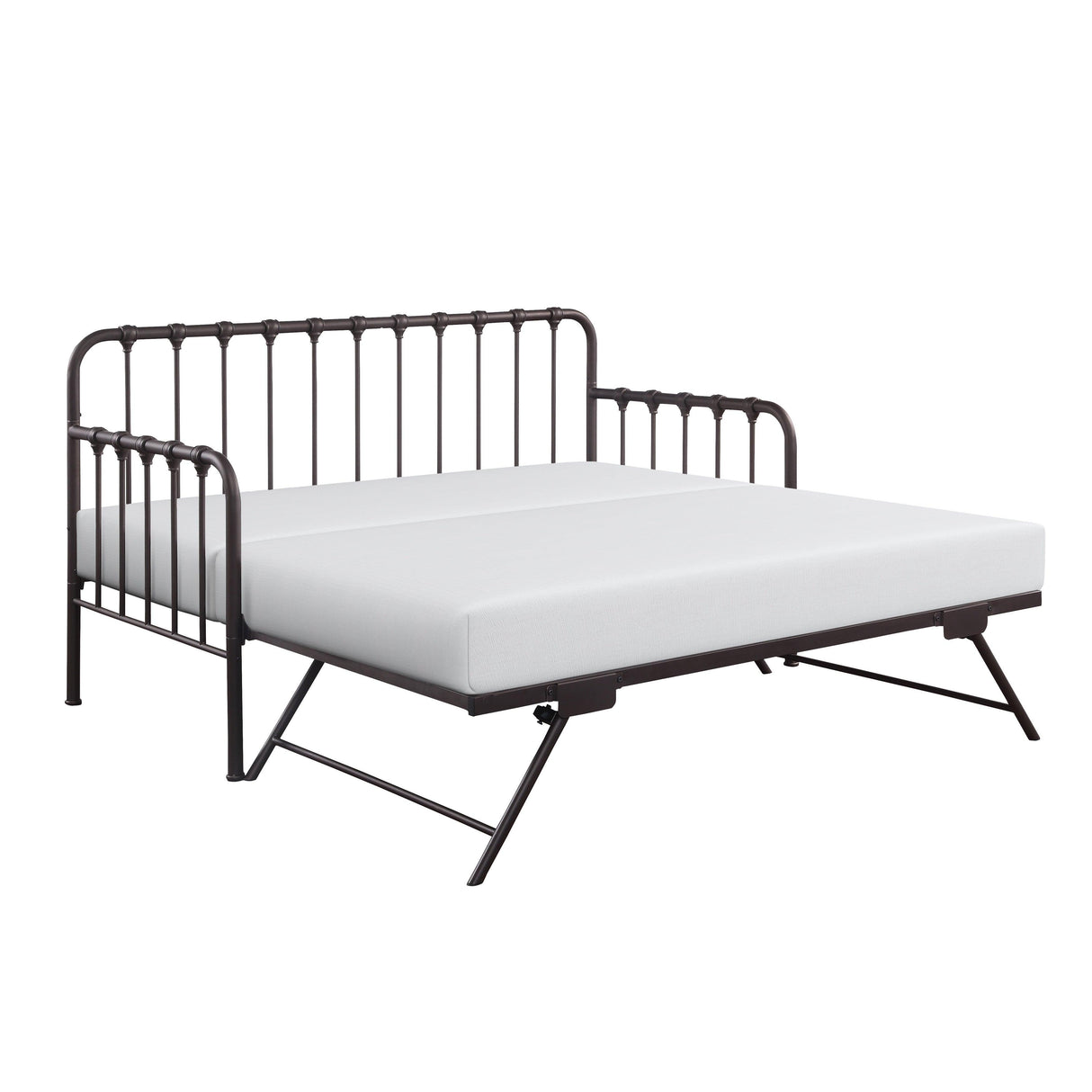 Constance Dark Bronze Daybed With Lift-Up Trundle by Homelegance at Eve Furniture