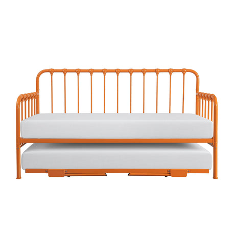 Constance Orange Daybed With Lift-Up Trundle by Homelegance at Eve Furniture