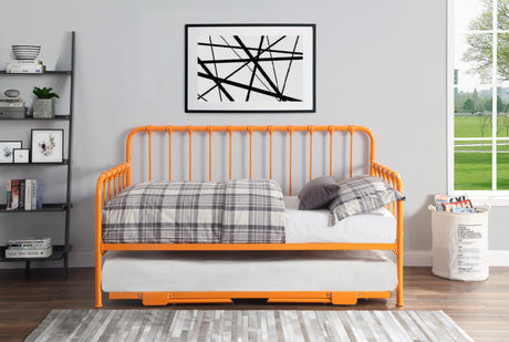 Constance Orange Daybed With Lift-Up Trundle by Homelegance at Eve Furniture
