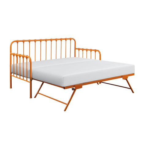 Constance Orange Daybed With Lift-Up Trundle by Homelegance at Eve Furniture