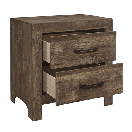 Corbin Brown Nightstand by Homelegance at Eve Furniture