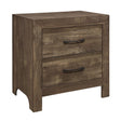 Corbin Brown Nightstand by Homelegance at Eve Furniture