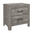 Corbin Gray Nightstand by Homelegance at Eve Furniture