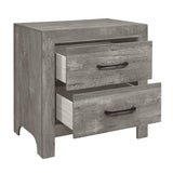 Corbin Gray Nightstand by Homelegance at Eve Furniture