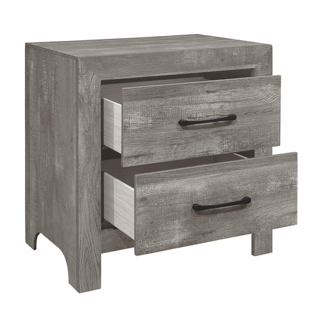 Corbin Gray Nightstand by Homelegance at Eve Furniture