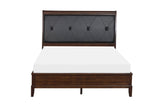 Cotterill Cherry King Upholstered Panel Bed by Homelegance at Eve Furniture