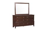 Cotterill Cherry Mirror (Mirror Only) by Homelegance at Eve Furniture