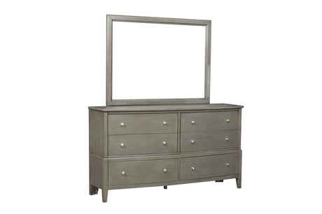 Cotterill Gray Mirror (Mirror Only) by Homelegance at Eve Furniture