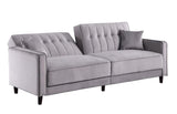 Cozy Grey Adjustable Bed Sofa And Loveseat by New Era Innovations at Eve Furniture