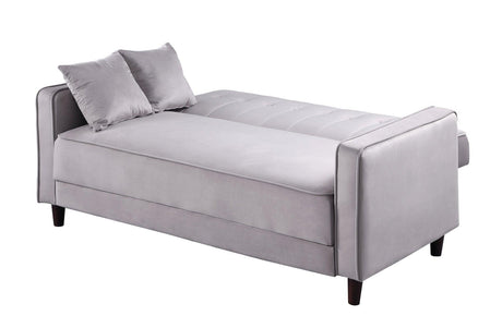 Cozy Grey Adjustable Bed Sofa And Loveseat by New Era Innovations at Eve Furniture