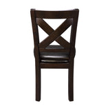 Crown Pointe Warm Merlot Side Chair, Set of 2