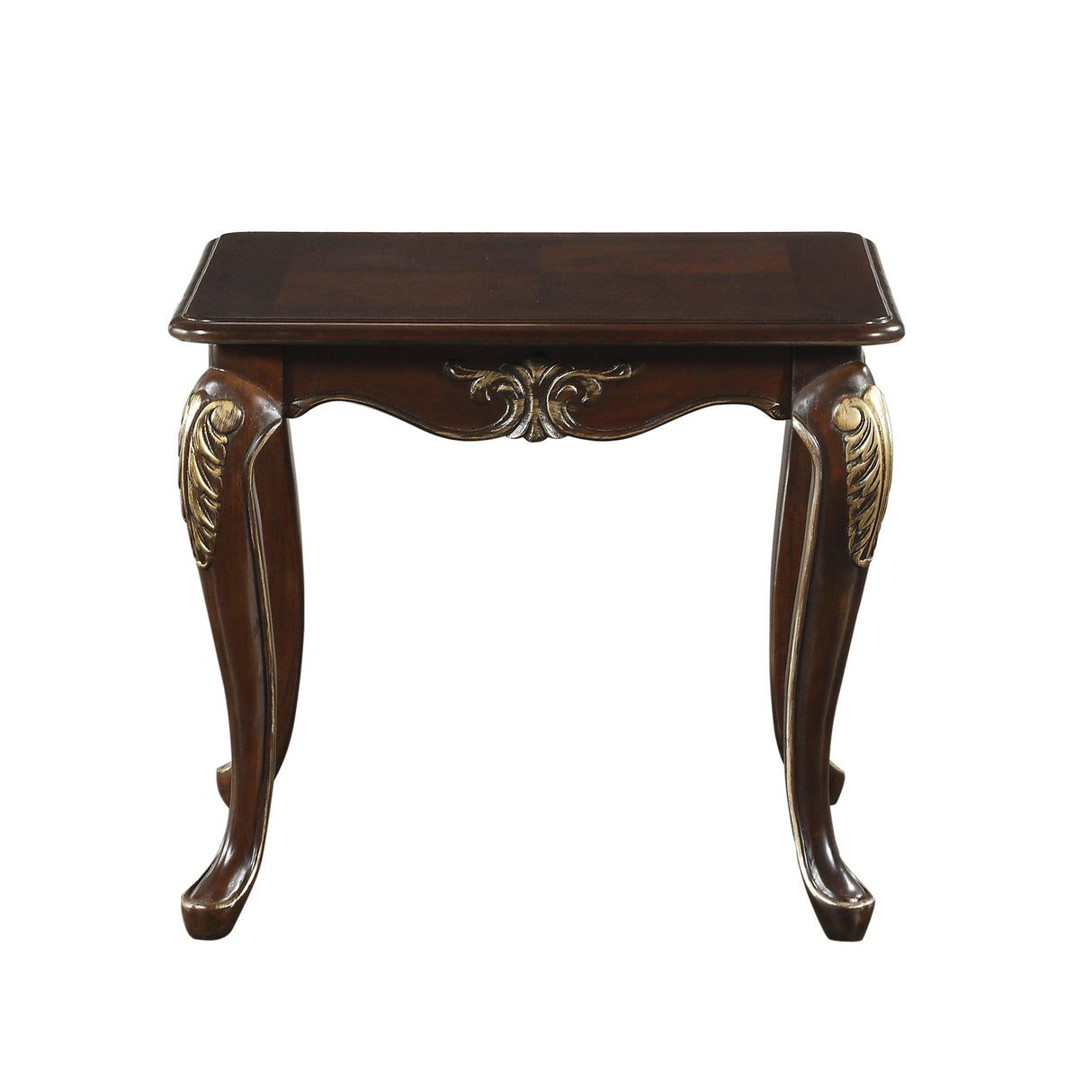 Croydon Brown Wood End Table by Homelegance at Eve Furniture