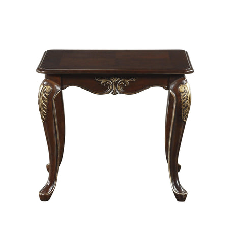 Croydon Brown Wood End Table by Homelegance at Eve Furniture
