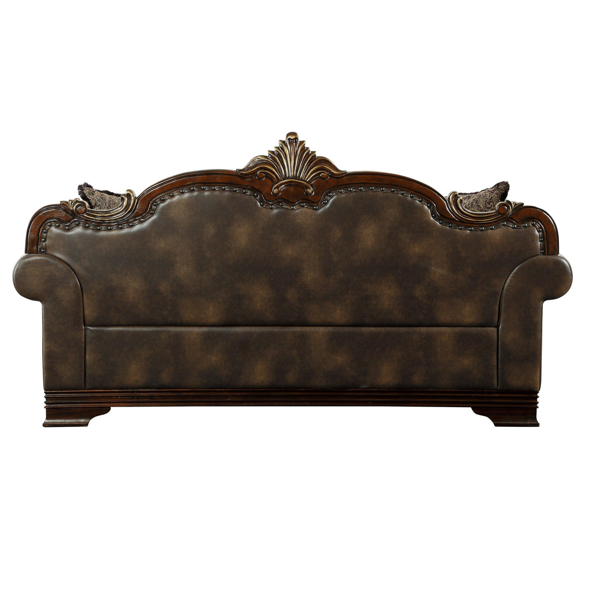 Croydon Dark Cherry Sofa by Homelegance at Eve Furniture