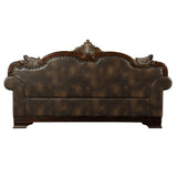 Croydon Dark Cherry Sofa by Homelegance at Eve Furniture