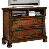 Cumberland Brown Cherry TV Chest by Homelegance at Eve Furniture