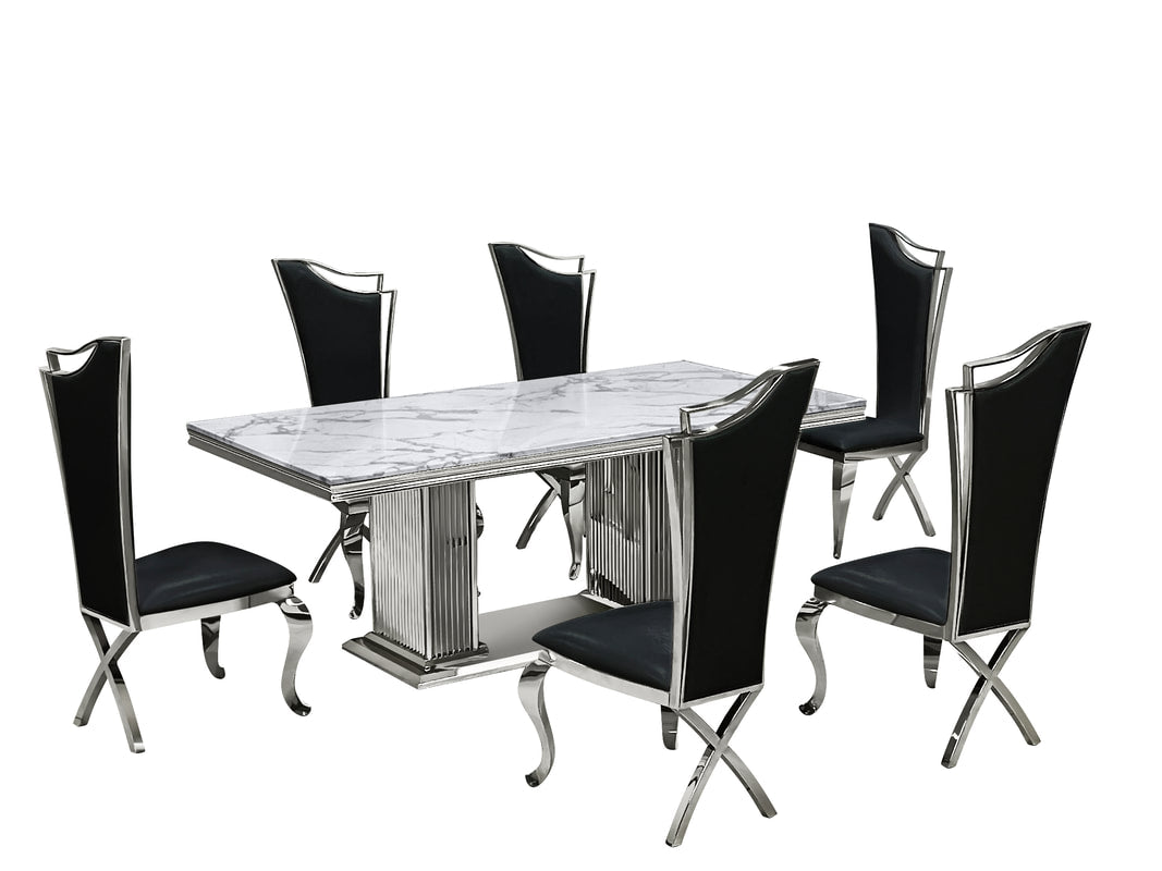 D6062 7-Piece Dining Room Set