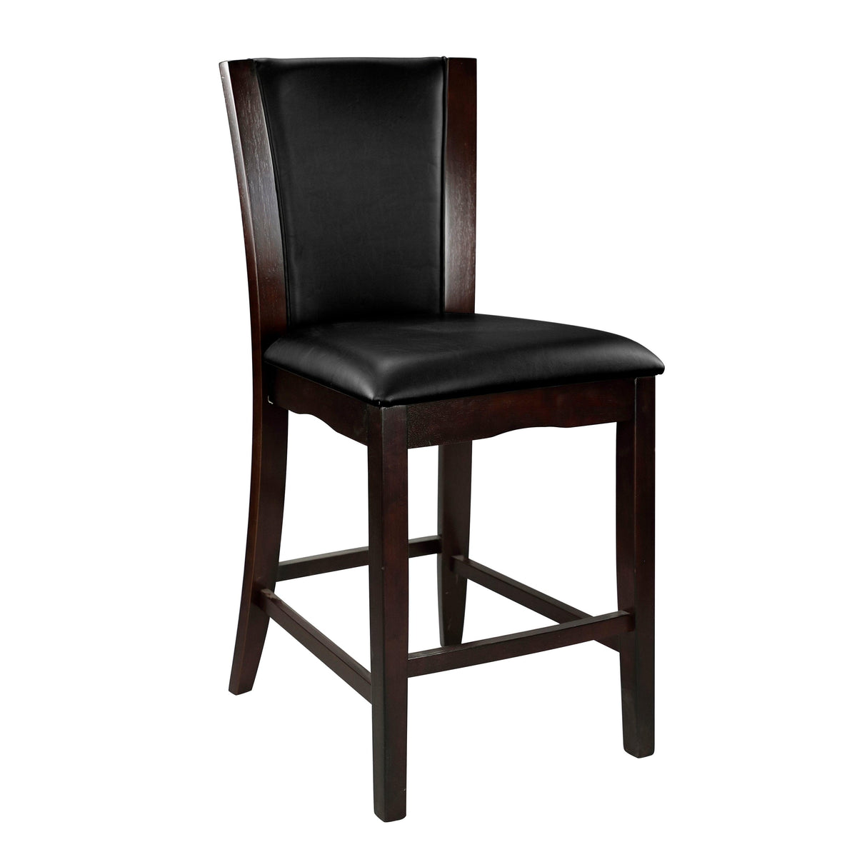 Daisy Dark Brown Counter Height Chair, Set of 2 by Homelegance at Eve Furniture