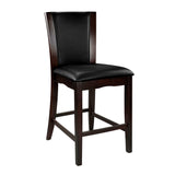 Daisy Dark Brown Counter Height Chair, Set of 2 by Homelegance at Eve Furniture