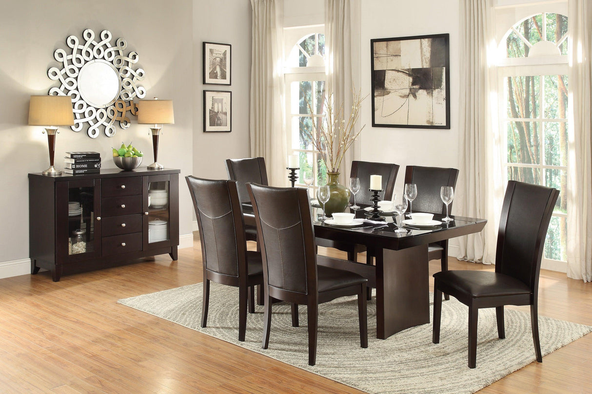 Daisy Dark Brown Server by Homelegance at Eve Furniture