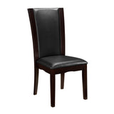 Daisy Dark Brown Side Chair, Set of 2 by Homelegance at Eve Furniture
