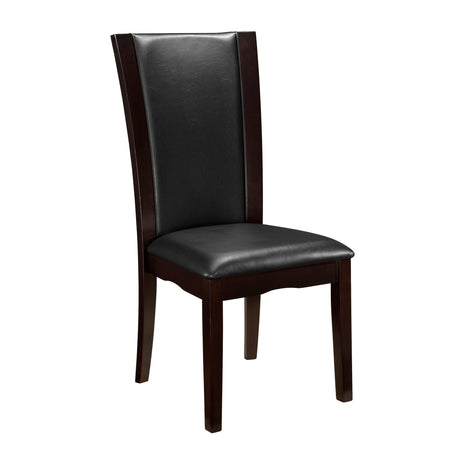 Daisy Dark Brown Side Chair, Set of 2 by Homelegance at Eve Furniture