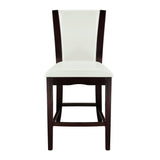 Daisy White Counter Height Chair, Set of 2 by Homelegance at Eve Furniture