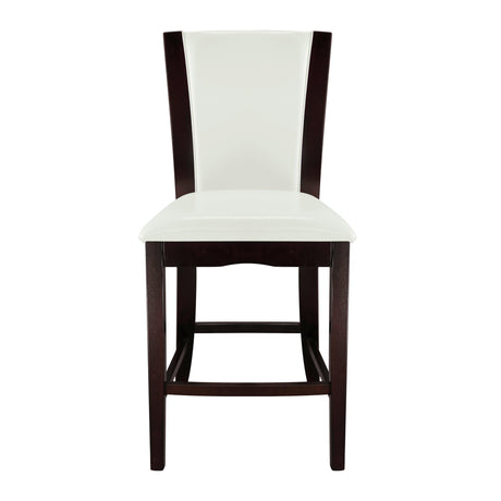 Daisy White Counter Height Chair, Set of 2 by Homelegance at Eve Furniture