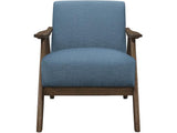 Damala Blue Accent Chair by Homelegance at Eve Furniture