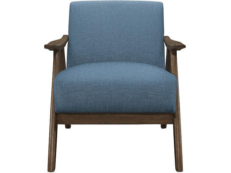 Damala Blue Accent Chair by Homelegance at Eve Furniture