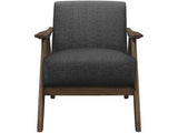 Damala Dark Gray Accent Chair by Homelegance at Eve Furniture