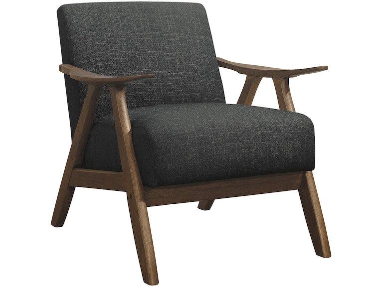 Damala Dark Gray Accent Chair by Homelegance at Eve Furniture