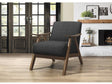 Damala Dark Gray Accent Chair by Homelegance at Eve Furniture