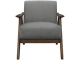Damala Gray Accent Chair by Homelegance at Eve Furniture