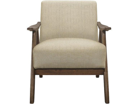 Damala Light Brown Accent Chair by Homelegance at Eve Furniture