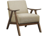 Damala Light Brown Accent Chair by Homelegance at Eve Furniture